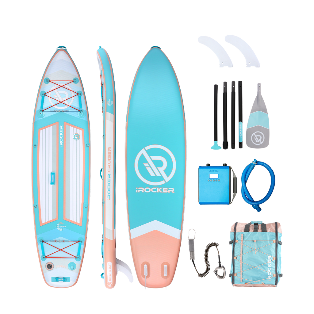 Cruiser 10.6 ultra paddleboard aqua, peach