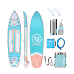 Cruiser 10.6 ultra paddleboard aqua, peach