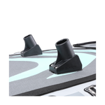 Two blackfin fishing rack mounts black on board