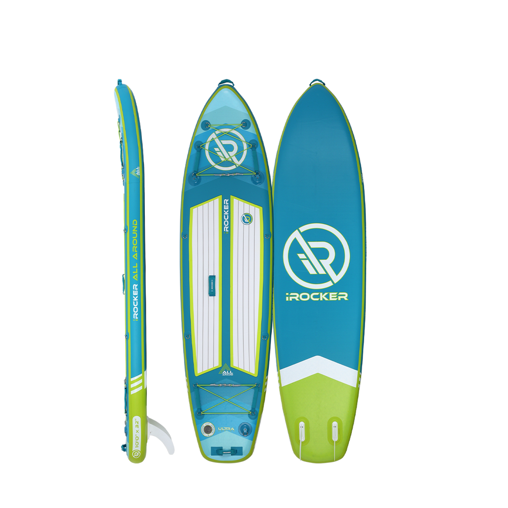 All around 10 ultra paddleboard teal, lime
