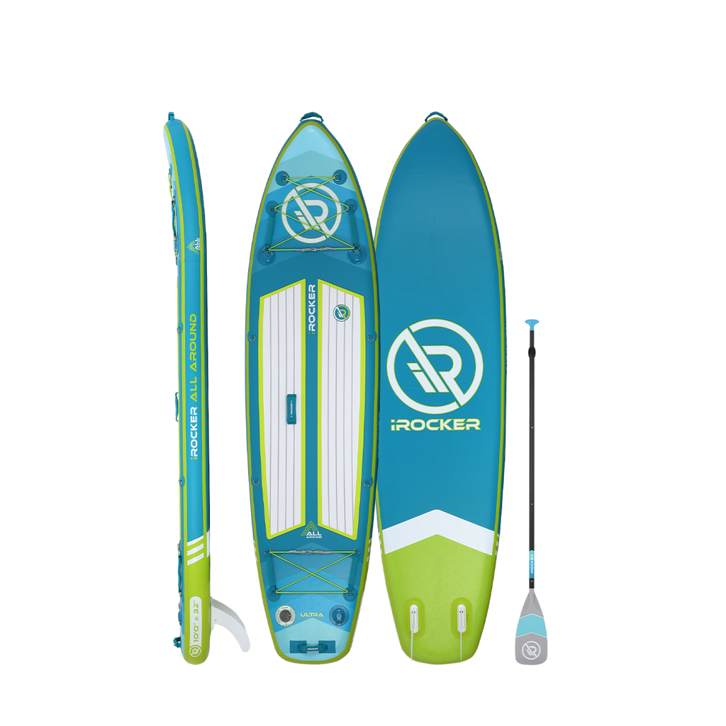 All around 10 ultra paddleboard teal, lime