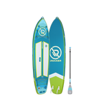 All around 10 ultra paddleboard teal, lime