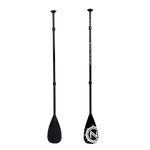 Nautical paddle from the front with nautical logo and back